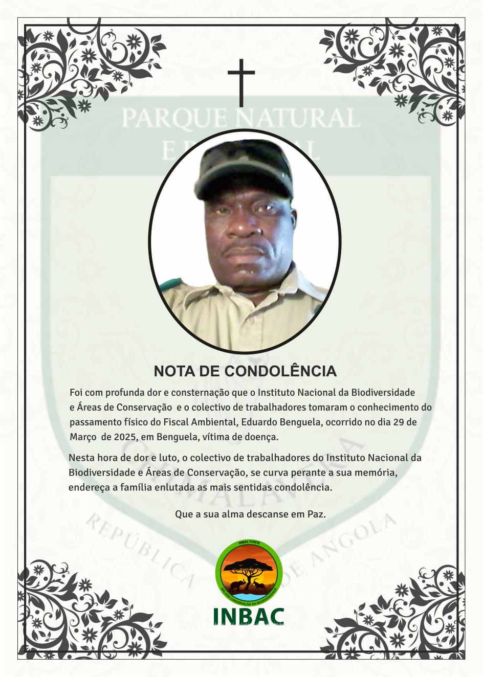 INBC - Instituto Nacional de Biodiversidade e Conservação
